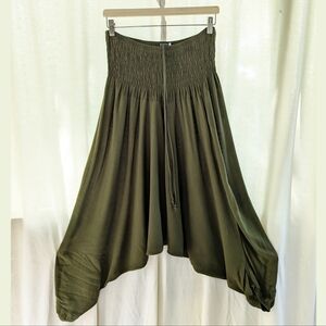 Earthbound Trading Co Haram Yoga Pants, Army Olive Green, Large,